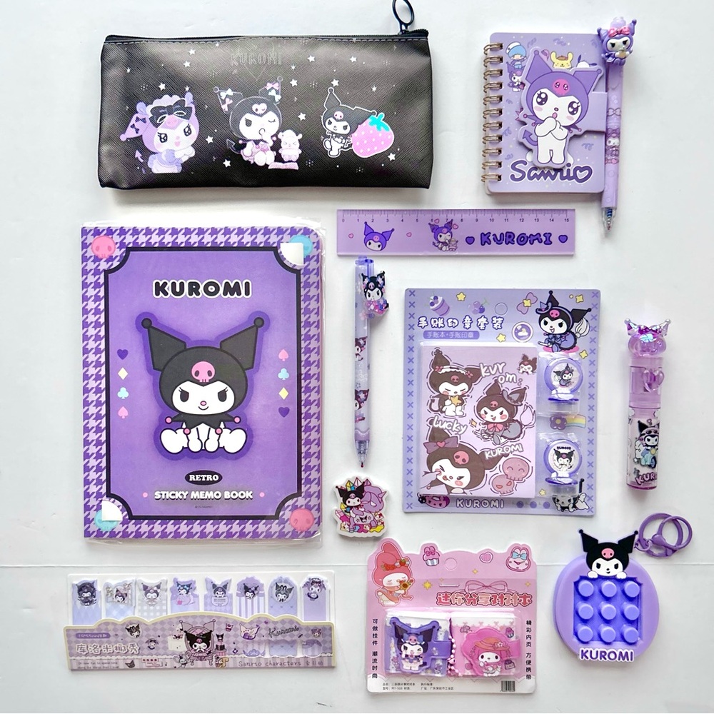 💜(KUR321) Kuromi 12-Piece Stationery Fun Bundle! - Picture 13 of 13